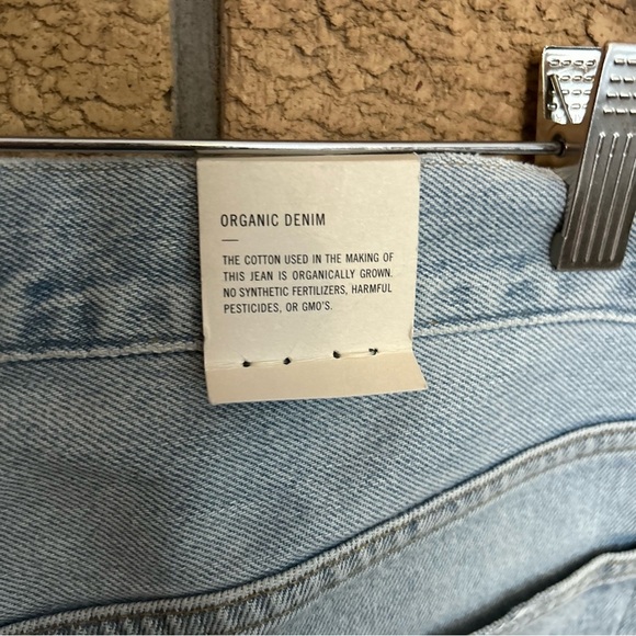 AGOLDE Mia Mid Rise Denim Jeans Straight Leg Scene Light Wash Women’s Size 34 - Picture 7 of 9